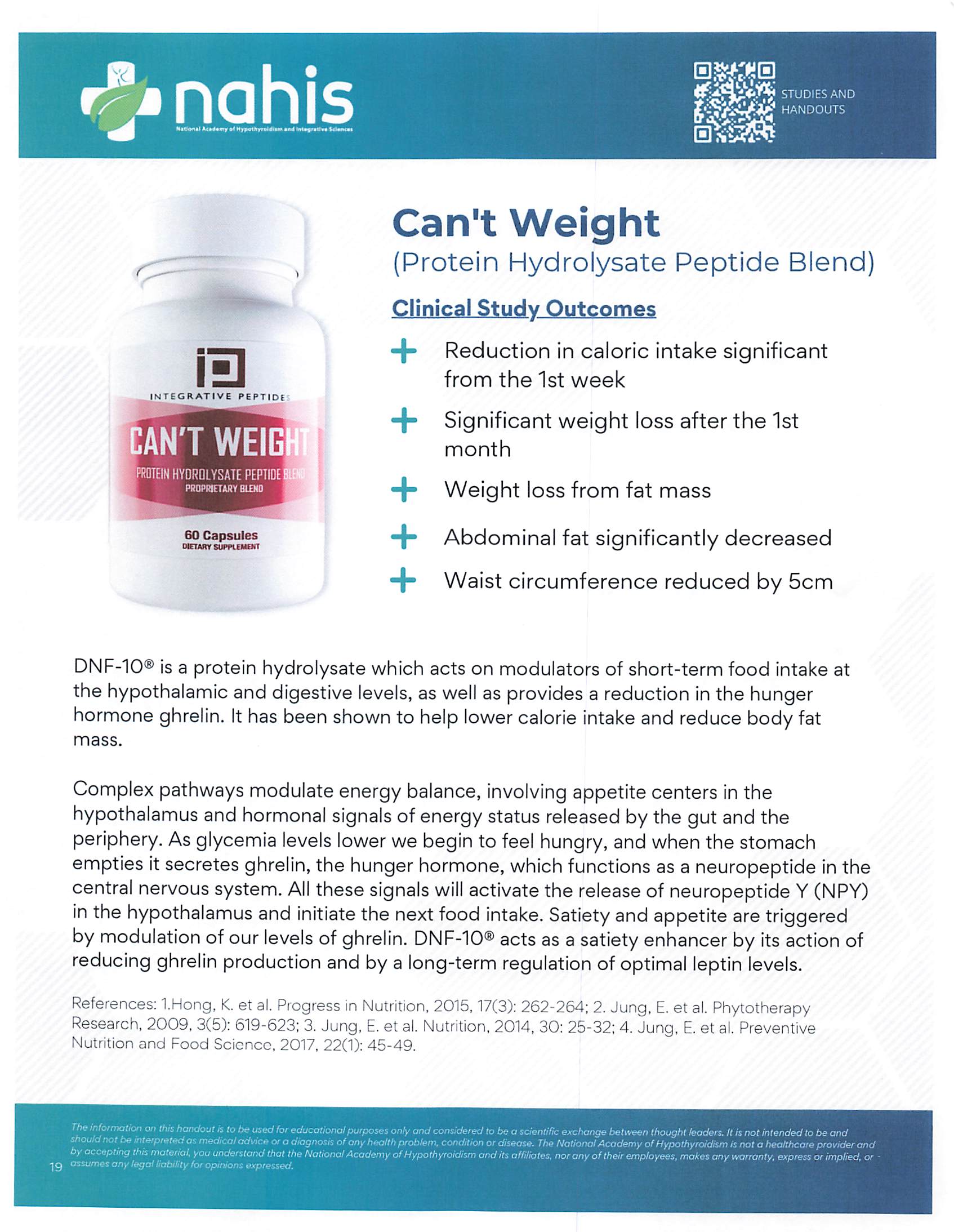Can't Weight Peptide