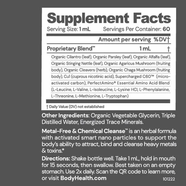 BodyHealth Metal-Free & Chemical Cleanse