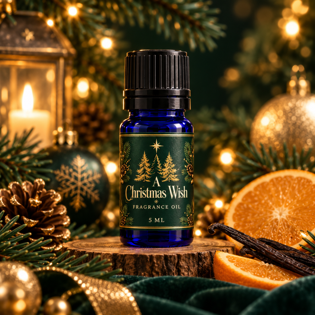 A Christmas Wish Fragrance Oil | Orange Pine Vanilla Holiday | 5ml & 10ml