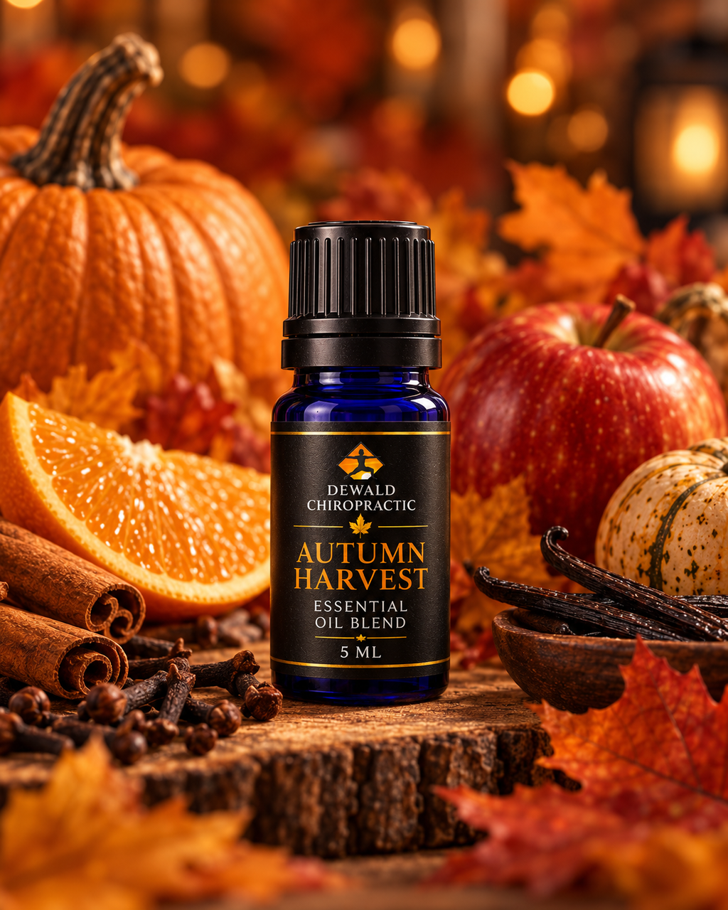 Autumn Harvest Essential Oil Blend | Clove Cinnamon Apple Orange Vanilla | 5ml & 10ml