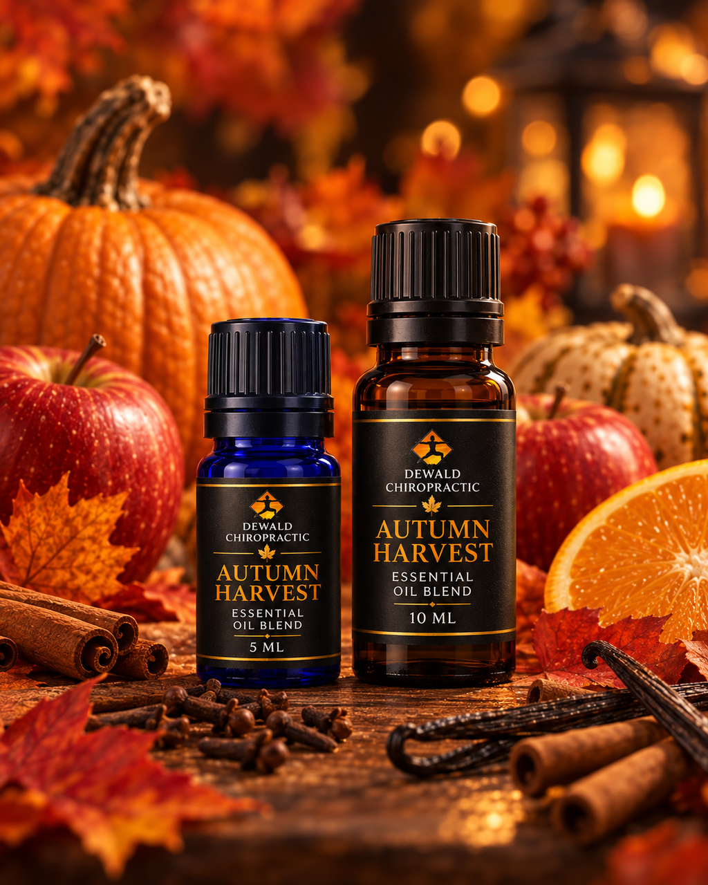 Autumn Harvest Essential Oil Blend | Clove Cinnamon Apple Orange Vanilla | 5ml & 10ml