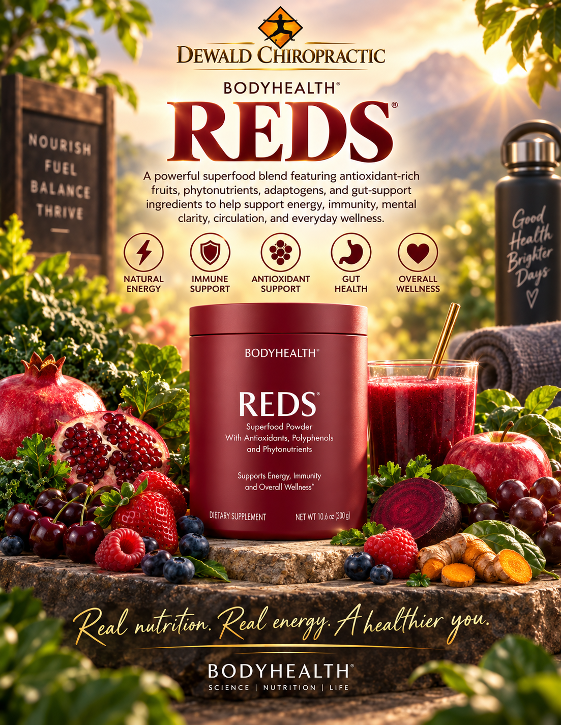 BodyHealth Reds Superfoods Powder with PerfectAmino