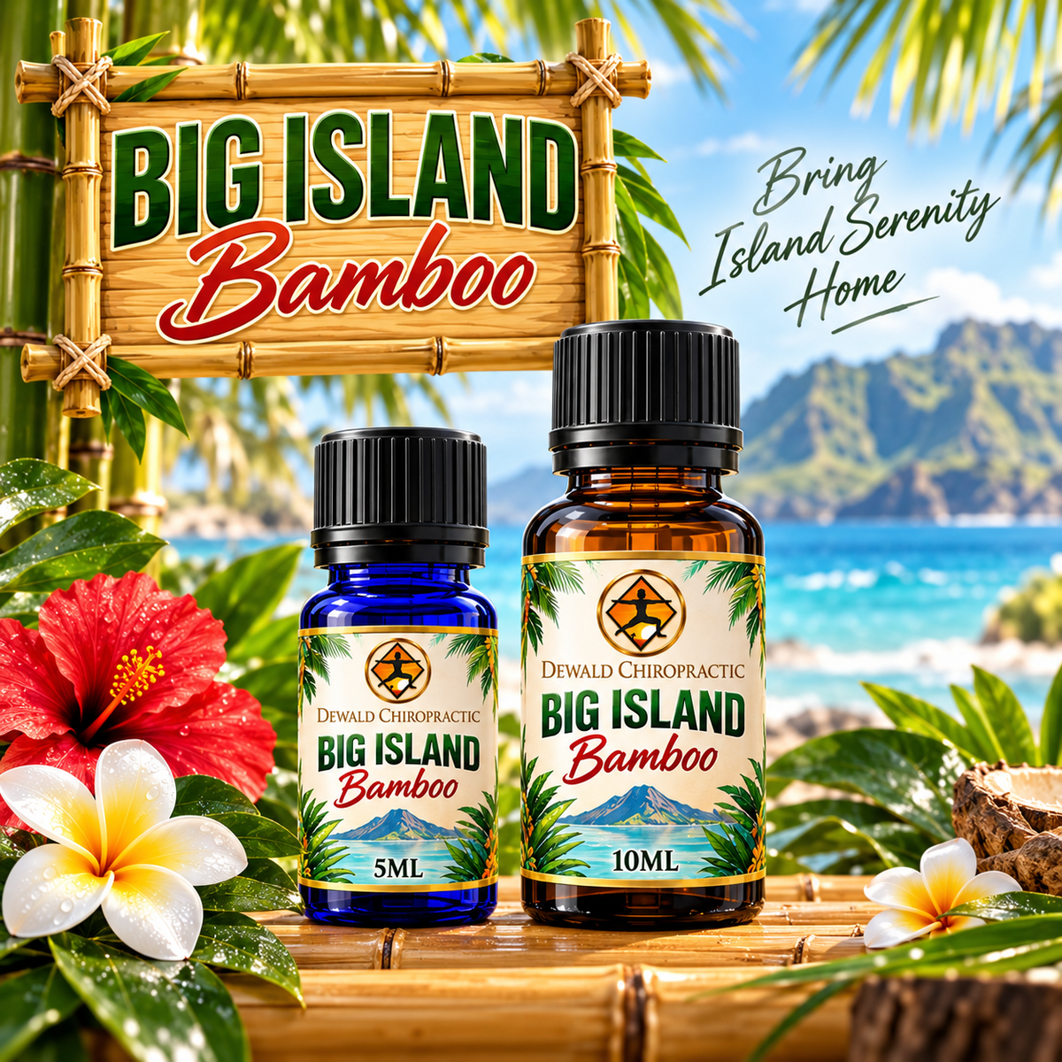 Big Island Bamboo Fragrance Oil | Fresh Bamboo Jasmine Green Spa Scent | 5ml & 10ml
