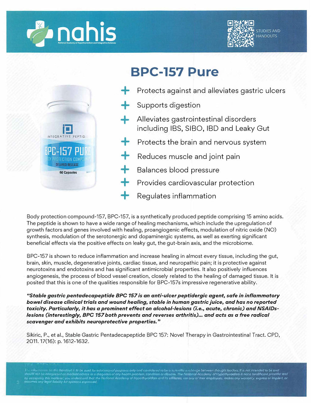 BPC-157 Pure Delayed Release