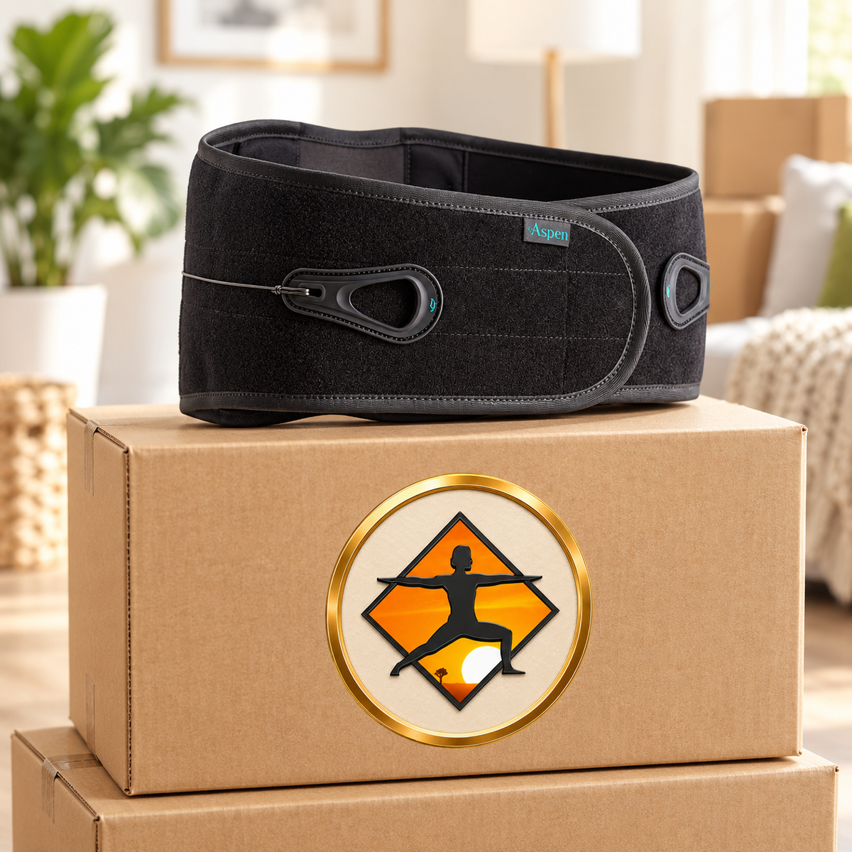 Lumbar Support Back Brace, Patented Pulley System with Targeted Compression, Pain Relief for Men & Women, Large, 36"-42"