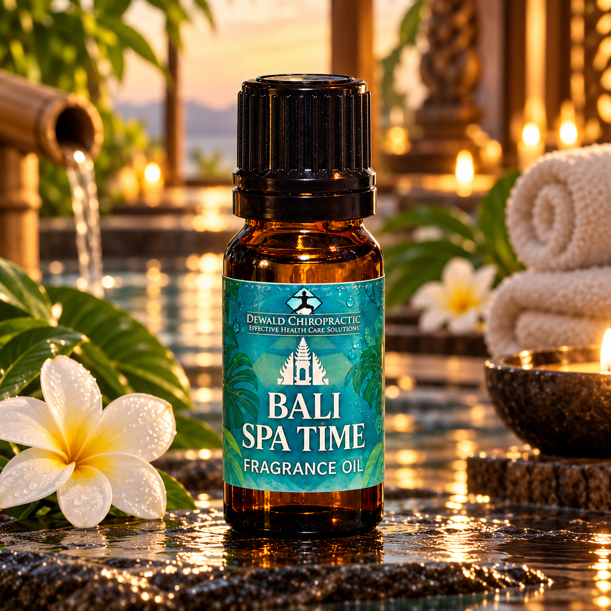 Bali Spa Time Fragrance Oil | Jasmine Lemon Soft Musk Spa Scent | 5ml & 10ml
