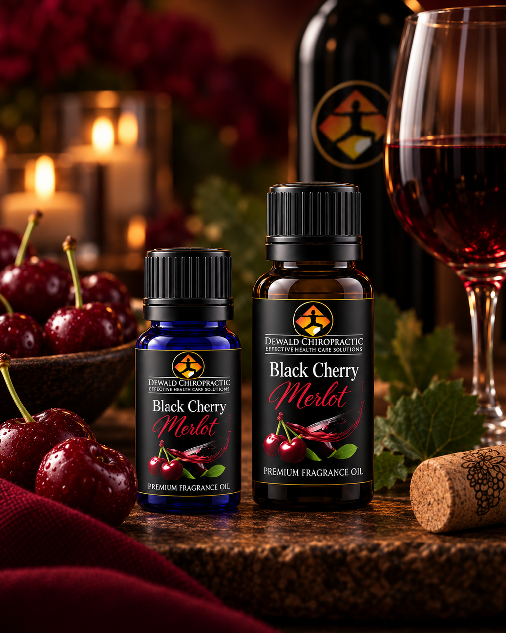 Black Cherry Merlot Fragrance Oil | Rich Dark Cherry Wine Scent | 5ml & 10ml