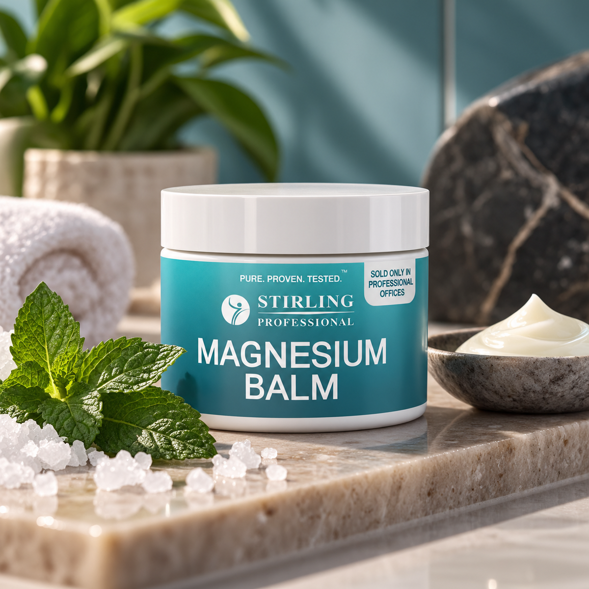 Stirling Professional CBD-Free Magnesium Balm for Sore Muscles