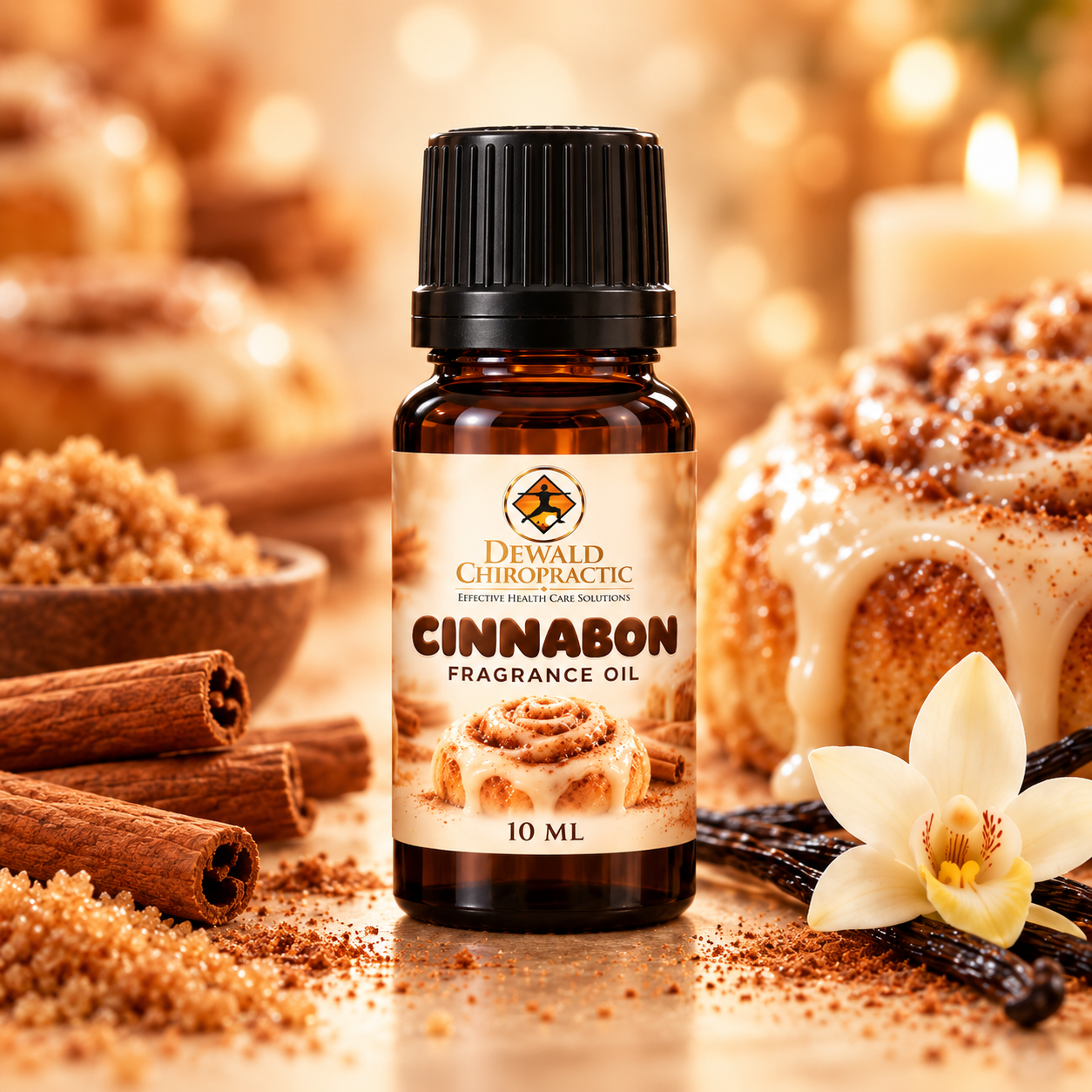 Cinnabon Fragrance Oil | Cinnamon Roll Vanilla Bakery Scent | Candle Soap Diffuser Oil | 5ml & 10ml
