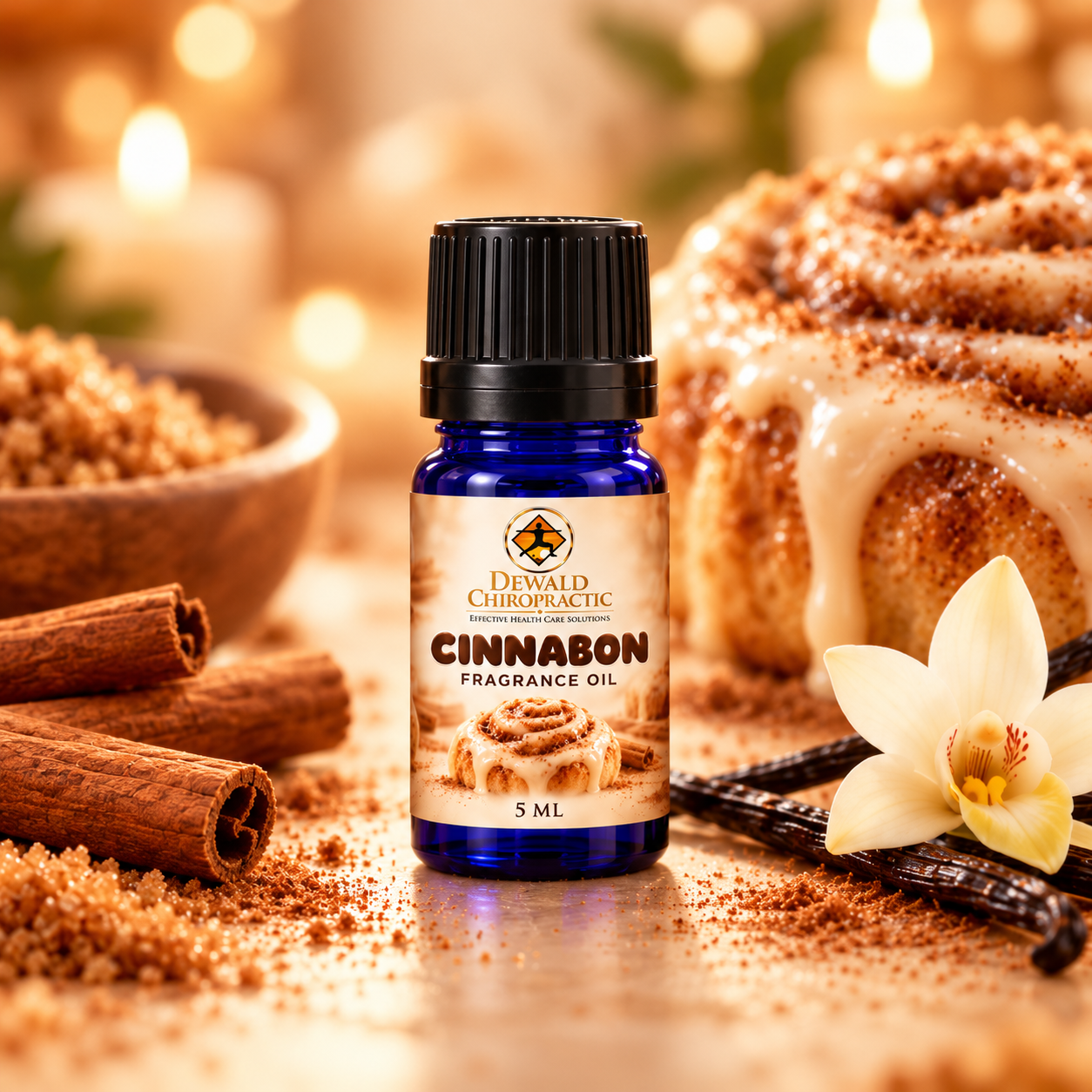 Cinnabon Fragrance Oil | Cinnamon Roll Vanilla Bakery Scent | Candle Soap Diffuser Oil | 5ml & 10ml