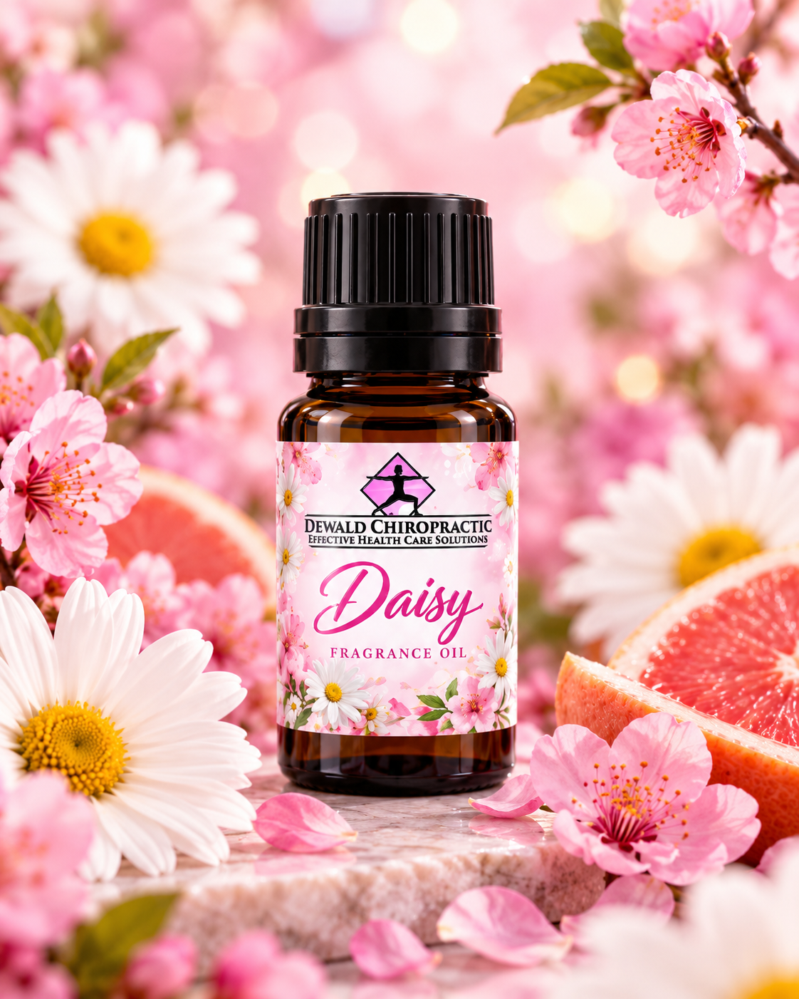 Daisy Fragrance Oil | Peach Blossom Grapefruit Floral Perfume Scent | Candle Soap Diffuser Oil | 5ml & 10ml