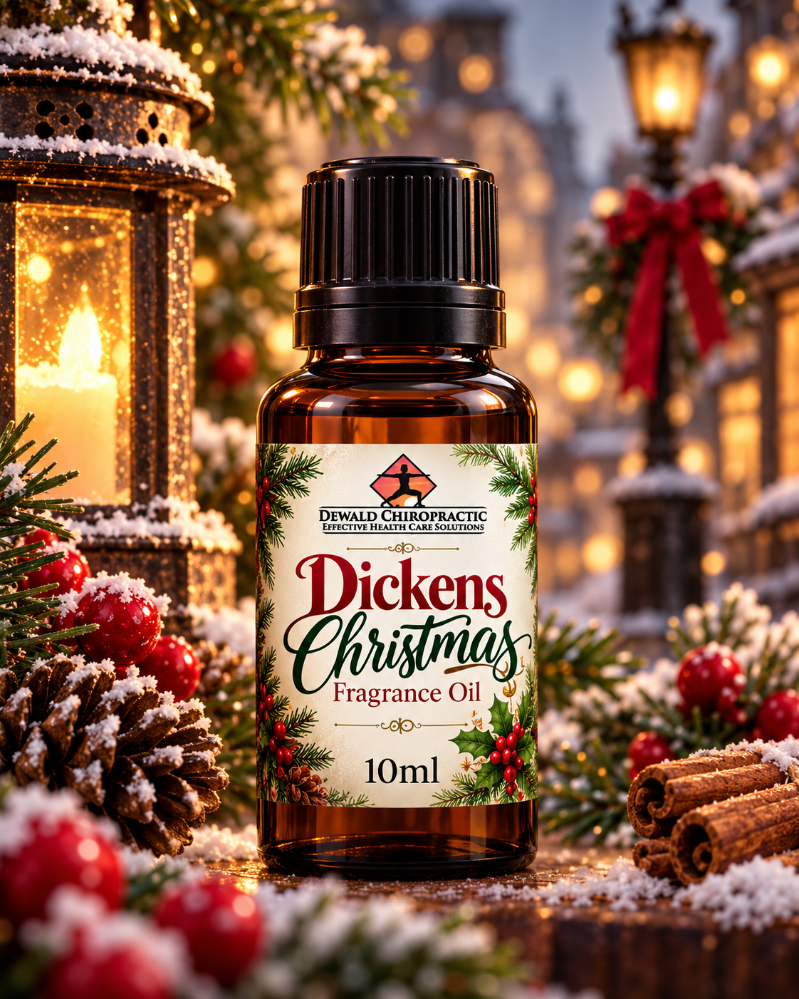 Dickens Christmas Fragrance Oil | Mulled Fruit Spice Vanilla Holiday Scent | Candle Soap Diffuser Oil | 5ml & 10ml