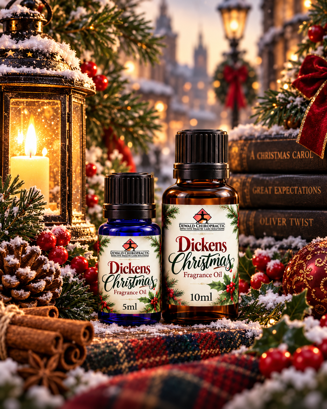 Dickens Christmas Fragrance Oil | Mulled Fruit Spice Vanilla Holiday Scent | Candle Soap Diffuser Oil | 5ml & 10ml