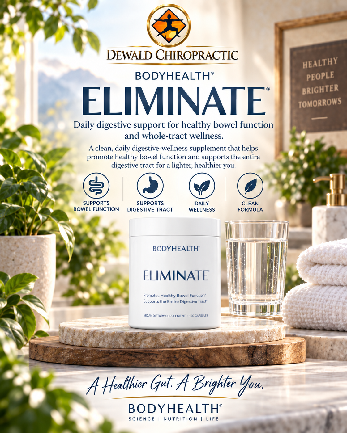 BodyHealth Eliminate Herbal Digestive Support Capsules