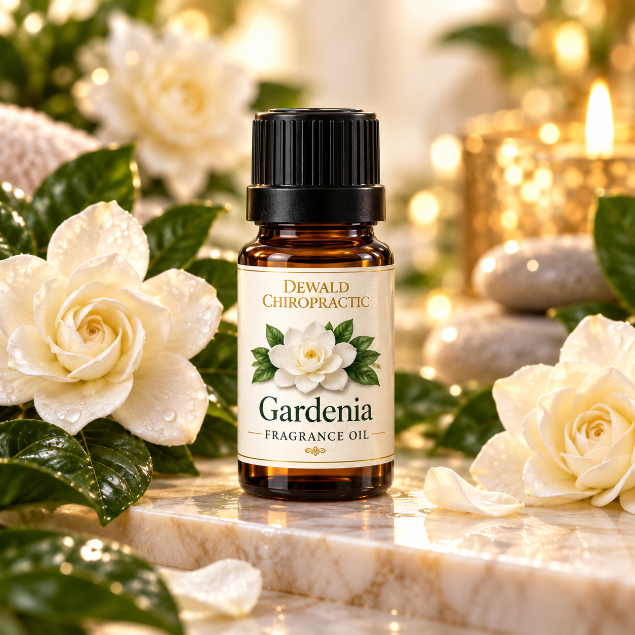 Gardenia Fragrance Oil | Sweet White Floral Perfume Scent | Candle Soap Diffuser Oil | 5ml 10ml Perfume Roller