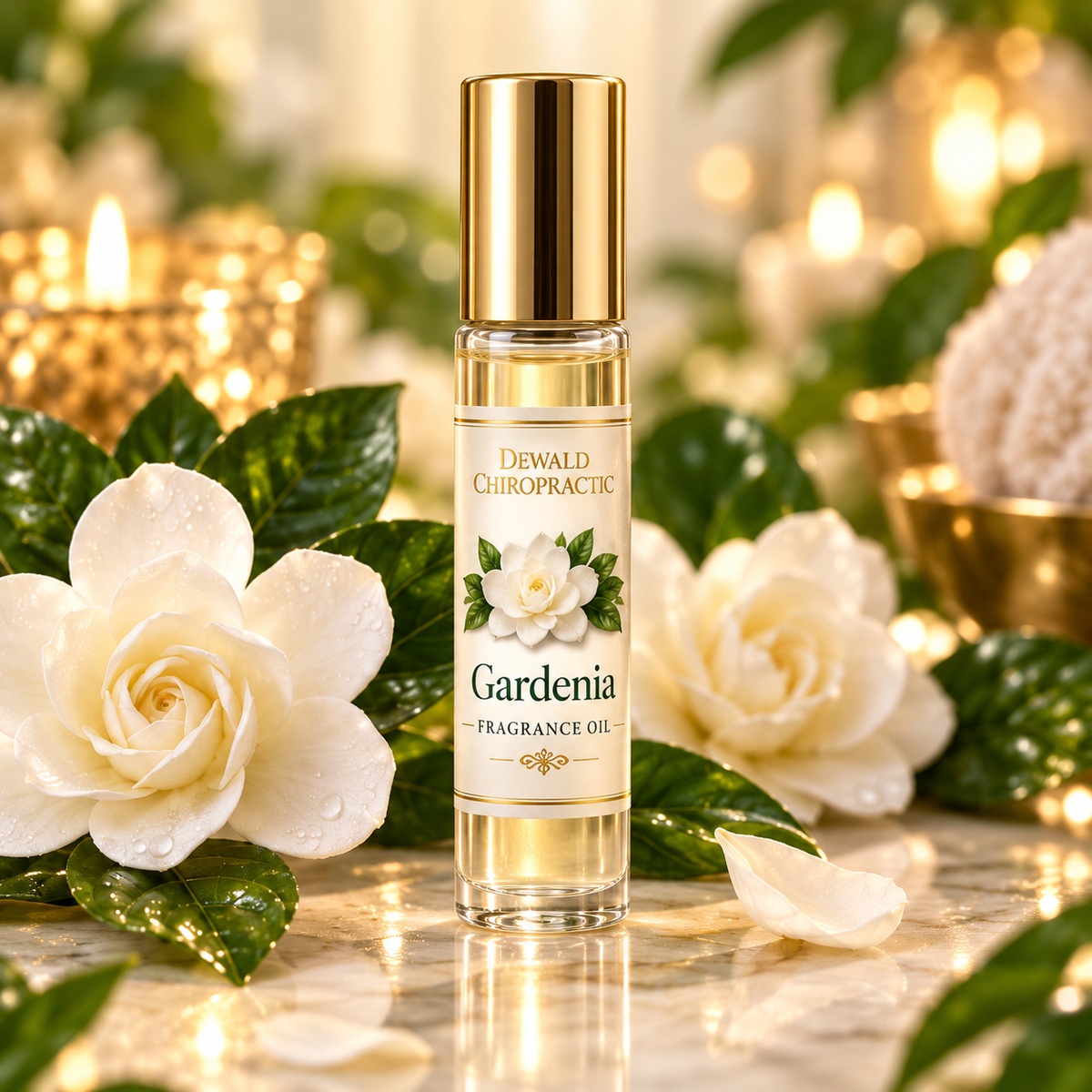 Gardenia Fragrance Oil | Sweet White Floral Perfume Scent | Candle Soap Diffuser Oil | 5ml 10ml Perfume Roller