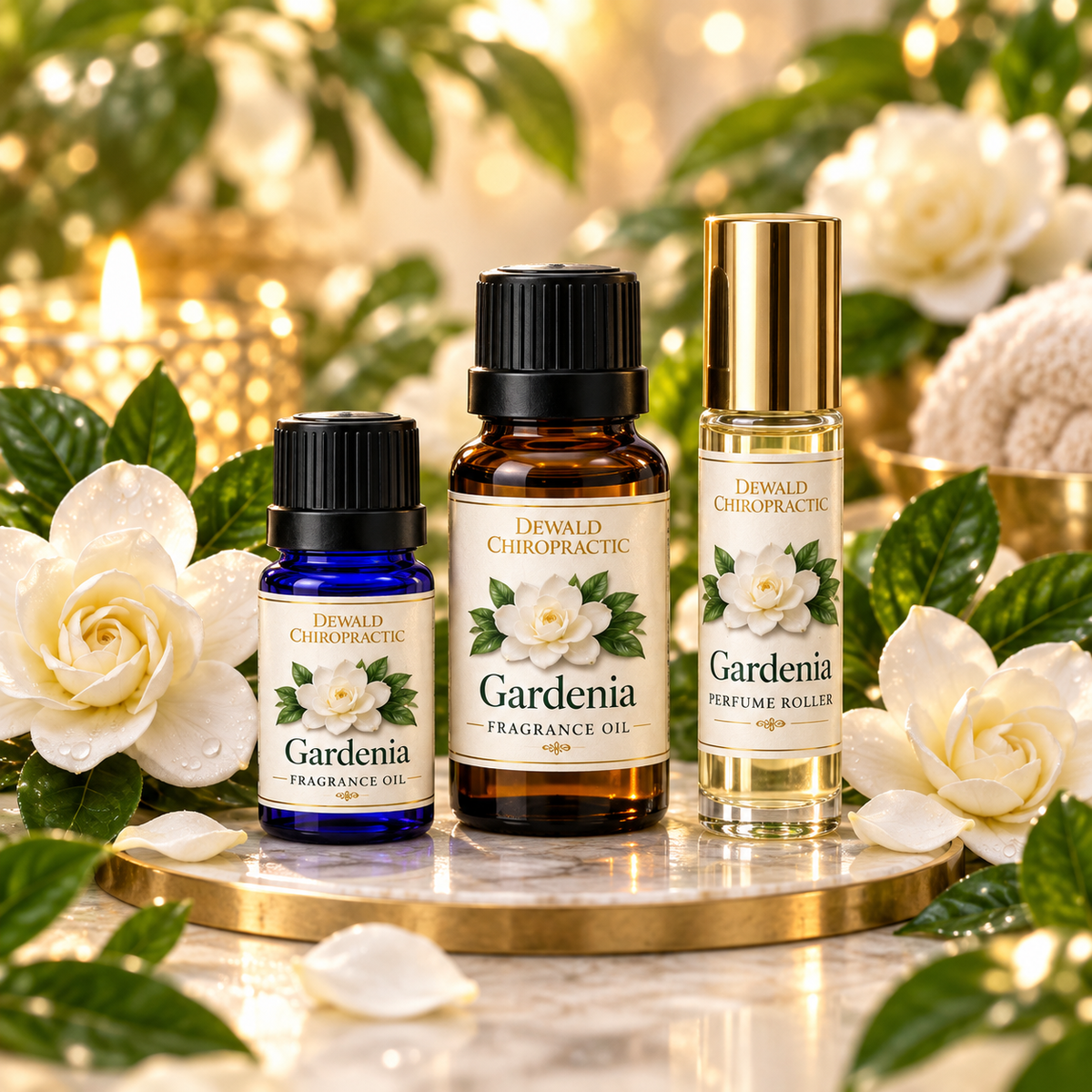 Gardenia Fragrance Oil | Sweet White Floral Perfume Scent | Candle Soap Diffuser Oil | 5ml 10ml Perfume Roller