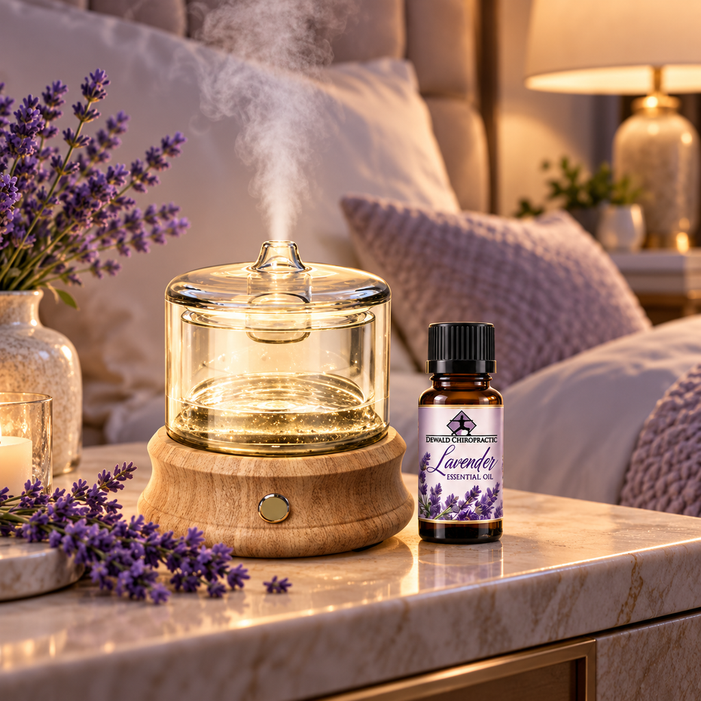 Glass Essential Oil Diffuser – 80 mL | 7-Color LED