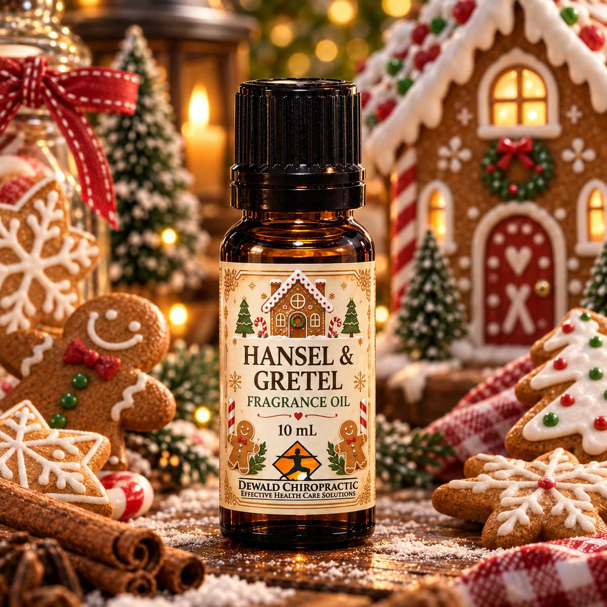 Hansel & Gretel Fragrance Oil | Gingerbread Vanilla Cinnamon Holiday Scent | 5ml & 10ml