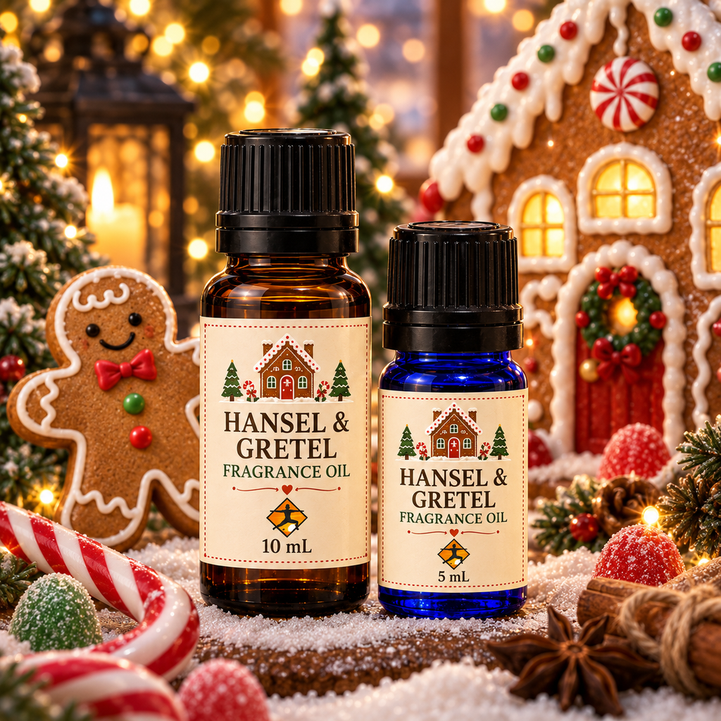 Hansel & Gretel Fragrance Oil | Gingerbread Vanilla Cinnamon Holiday Scent | 5ml & 10ml