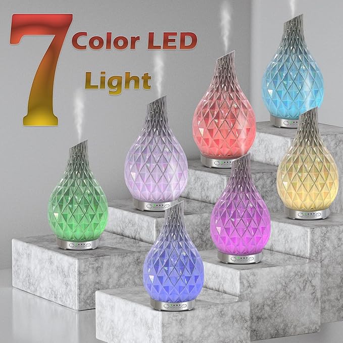Iridescent Color Changing Essential Oil Diffuser