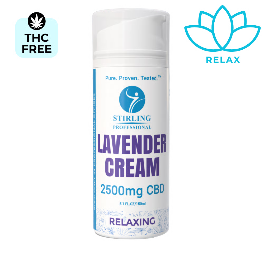 Relaxing Lavender 2500mg CBD Lotion
