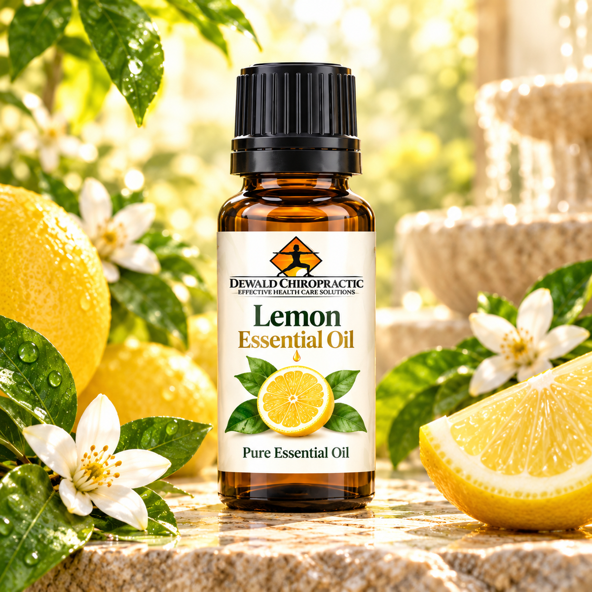 Lemon Essential Oil (Citrus limon) | Fresh Citrus Aromatherapy Oil | 5ml, 10ml & Roller