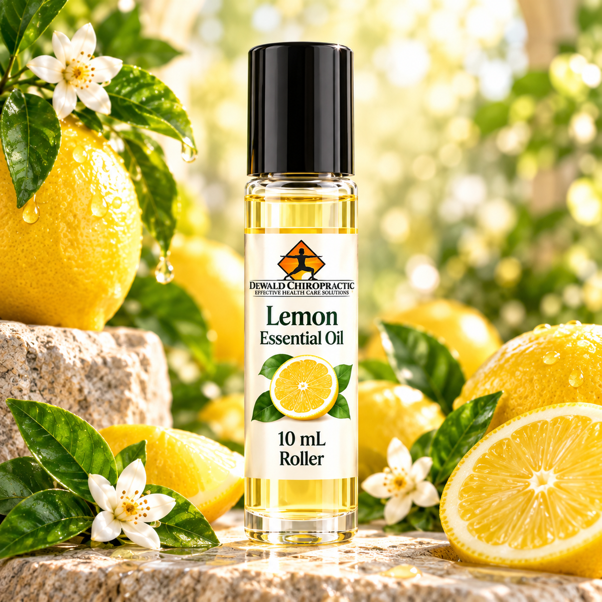 Lemon Essential Oil (Citrus limon) | Fresh Citrus Aromatherapy Oil | 5ml, 10ml & Roller