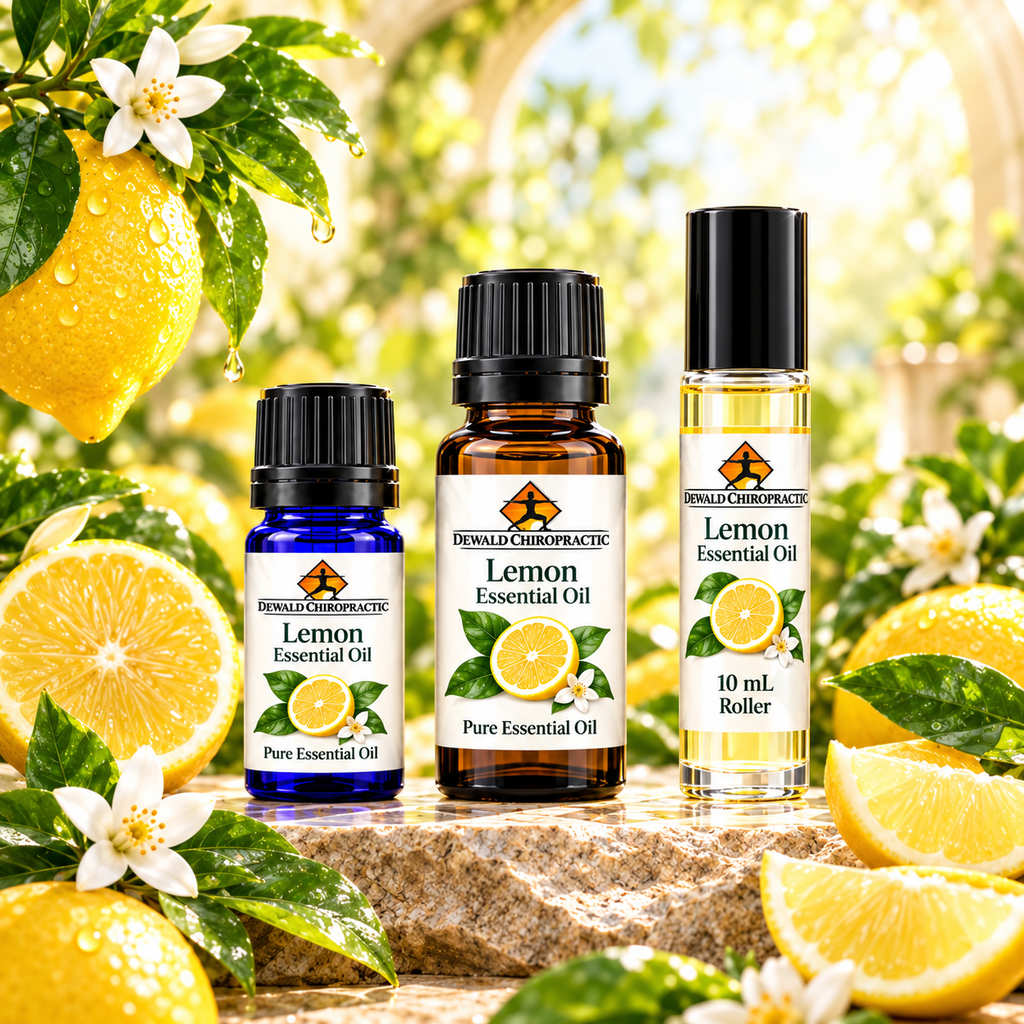 Lemon Essential Oil (Citrus limon) | Fresh Citrus Aromatherapy Oil | 5ml, 10ml & Roller