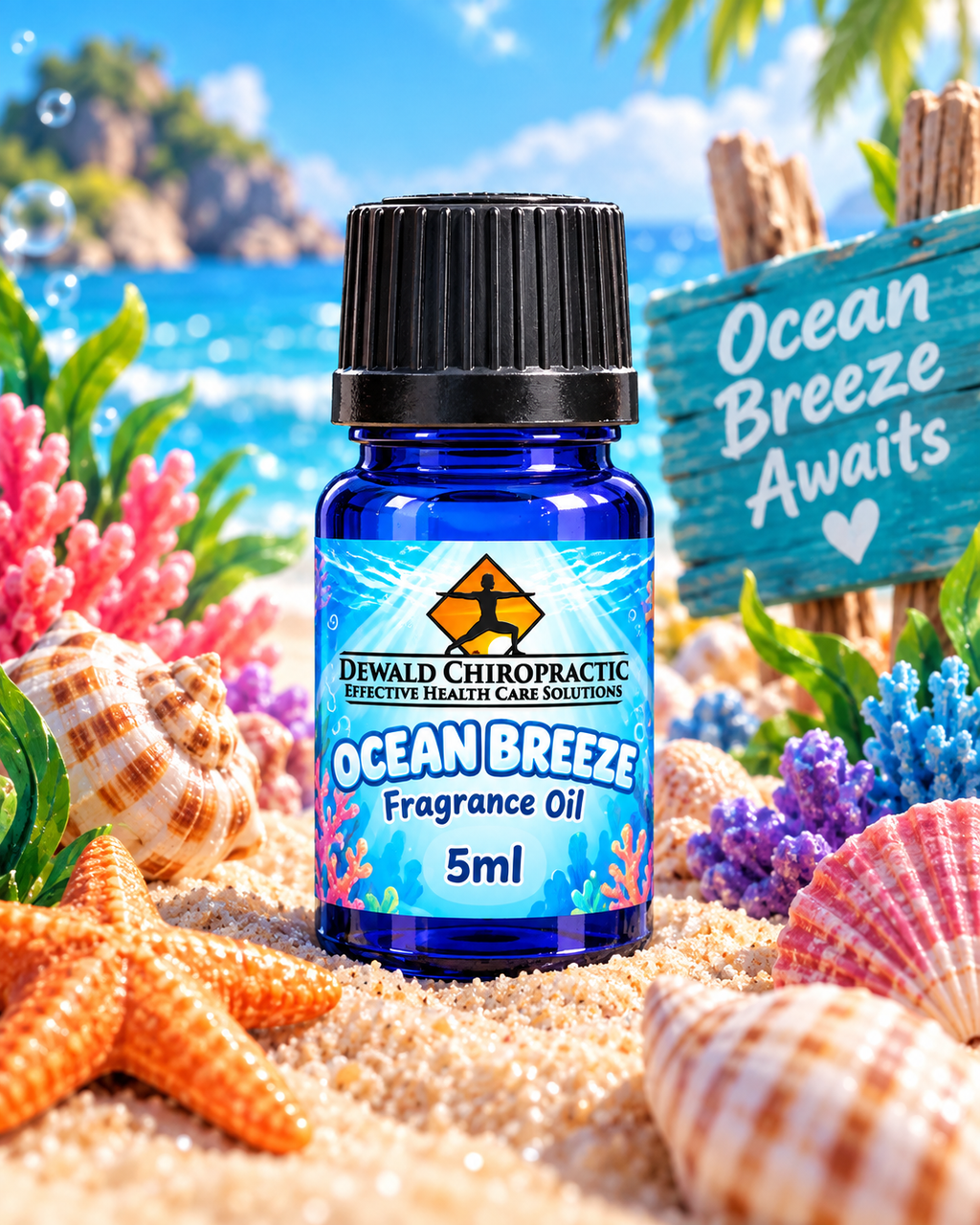 Ocean Breeze Fragrance Oil | Clean Fresh Musk | 5ml & 10ml