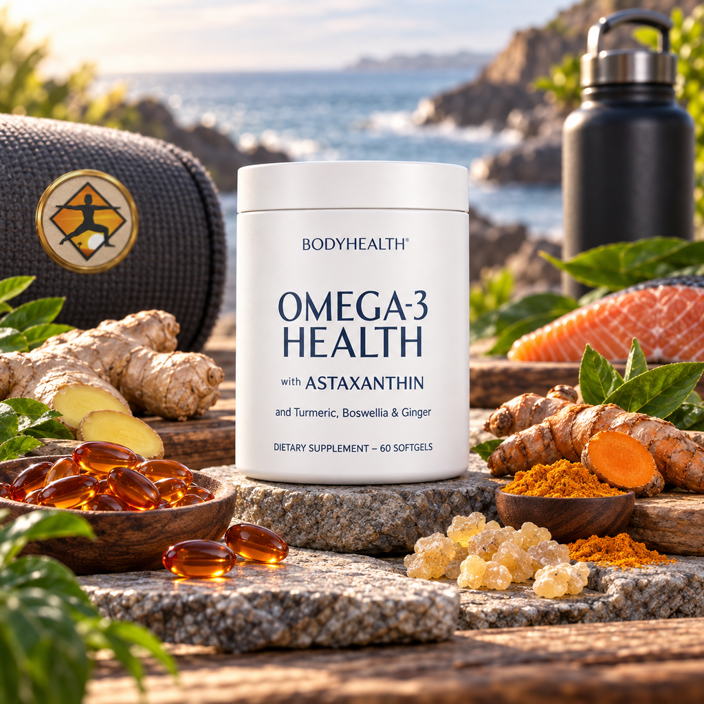 BodyHealth Omega-3 Health Softgels with Astaxanthin