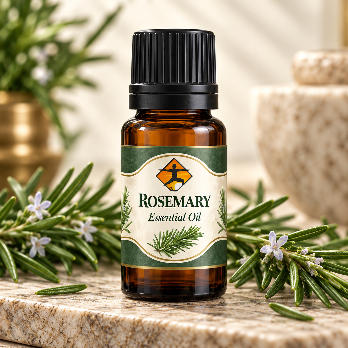 Rosemary Essential Oil (Rosmarinus officinalis) | Herbal Aromatherapy Oil | 5ml & 10ml