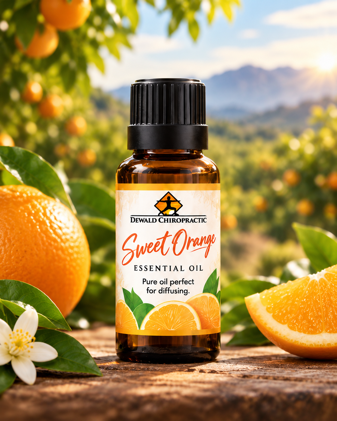 Sweet Orange Essential Oil (Citrus sinensis) | Bright Citrus Aromatherapy Oil | 5ml & 10ml