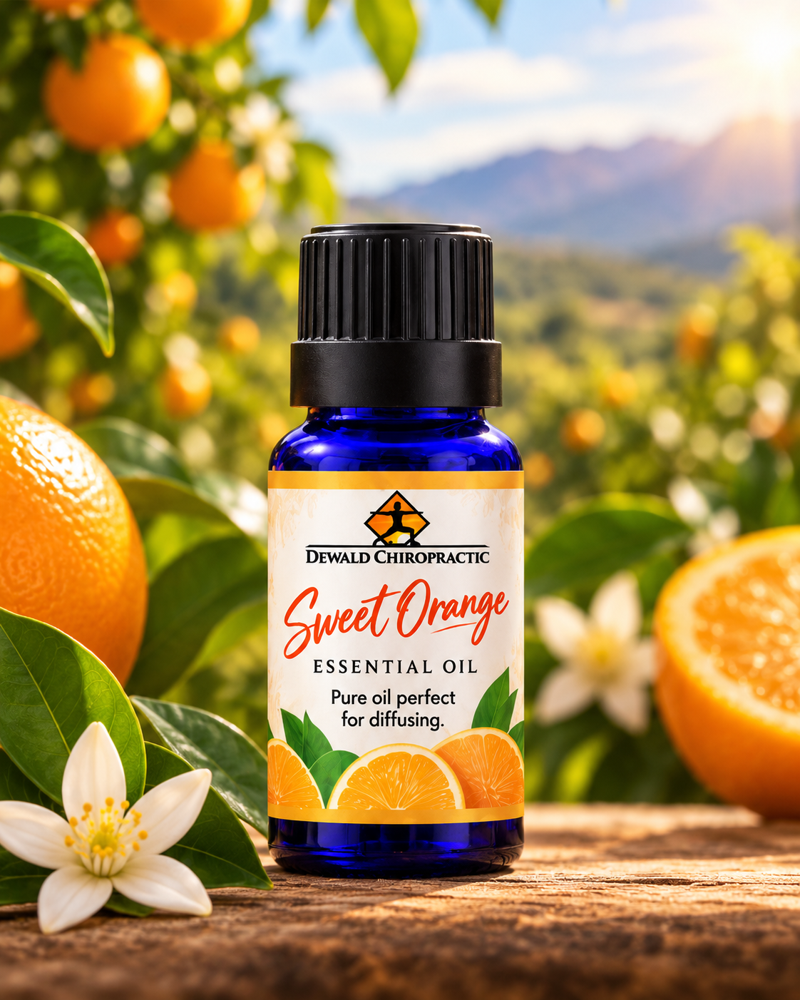 Sweet Orange Essential Oil (Citrus sinensis) | Bright Citrus Aromatherapy Oil | 5ml & 10ml