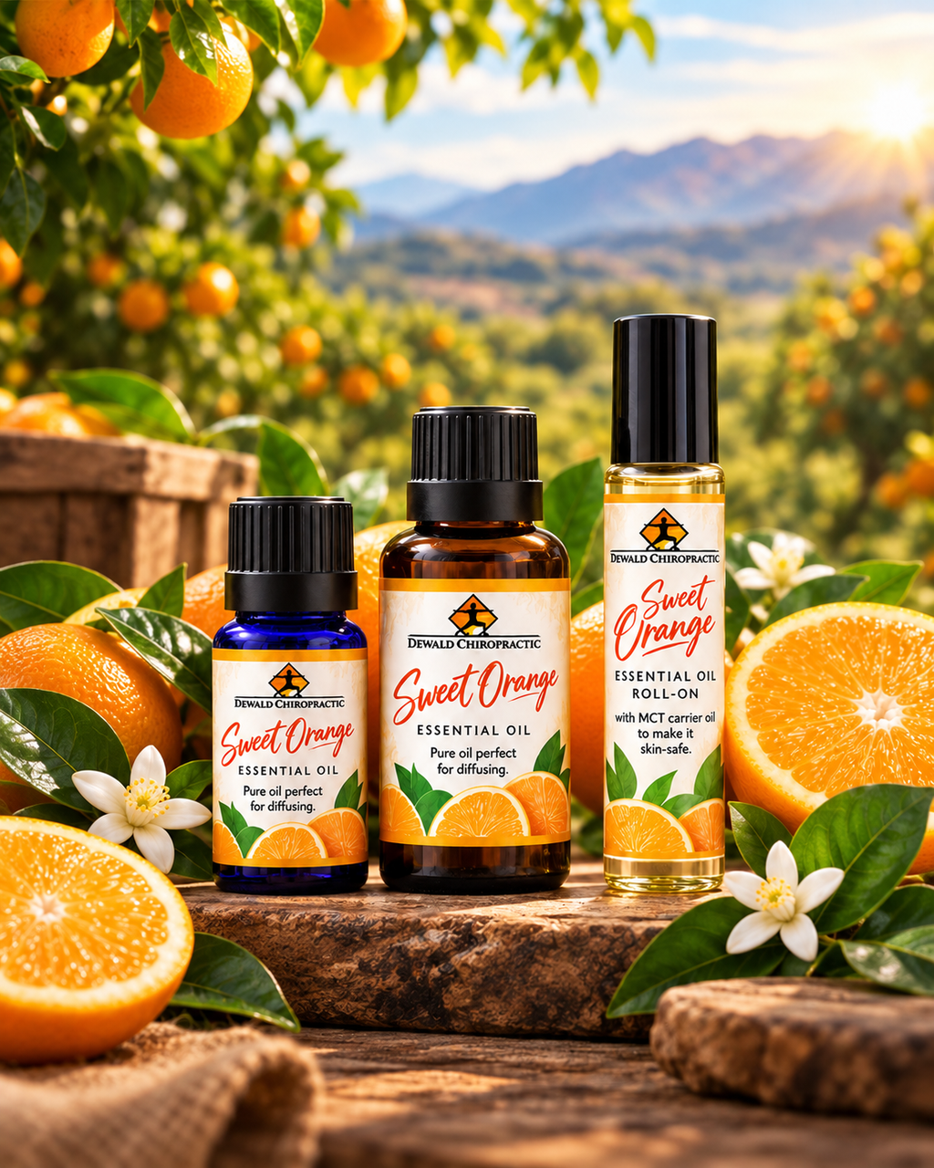 Sweet Orange Essential Oil (Citrus sinensis) | Bright Citrus Aromatherapy Oil | 5ml & 10ml