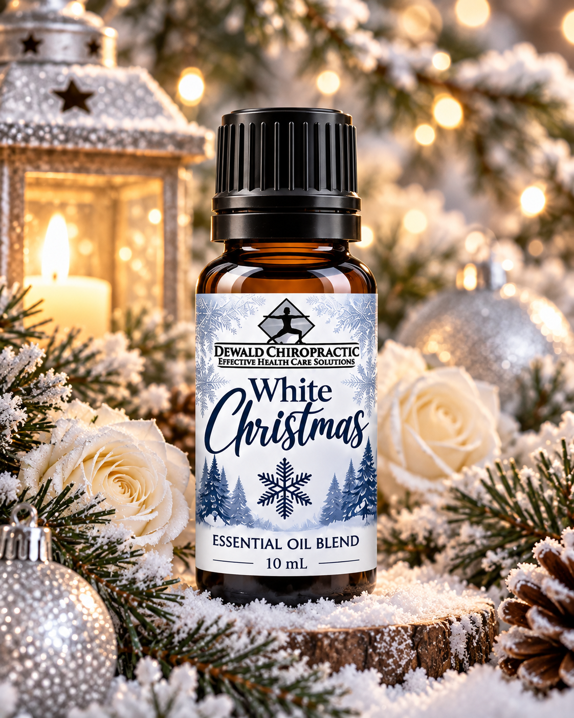 White Christmas Fragrance Oil | Festive Floral Fir Holiday Scent | Candle Diffuser Soap Oil | 5ml
