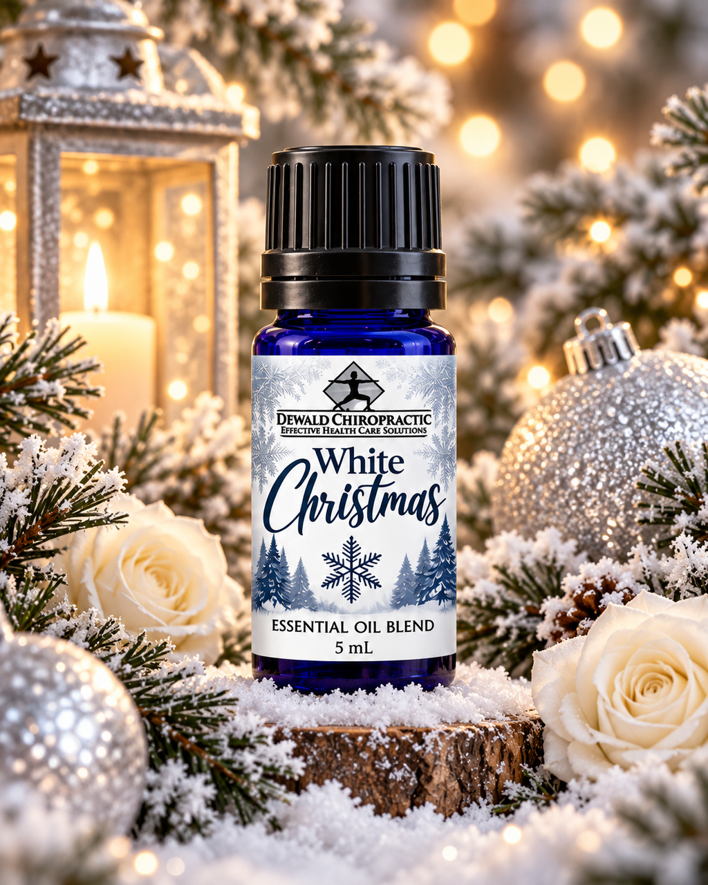 White Christmas Fragrance Oil | Festive Floral Fir Holiday Scent | Candle Diffuser Soap Oil | 5ml