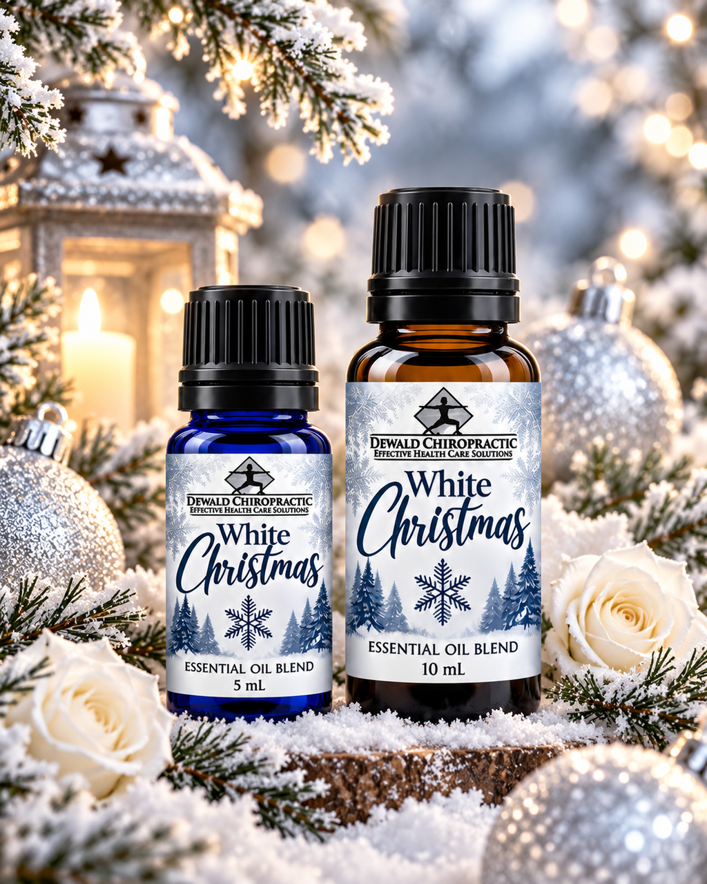 White Christmas Fragrance Oil | Festive Floral Fir Holiday Scent | Candle Diffuser Soap Oil | 5ml
