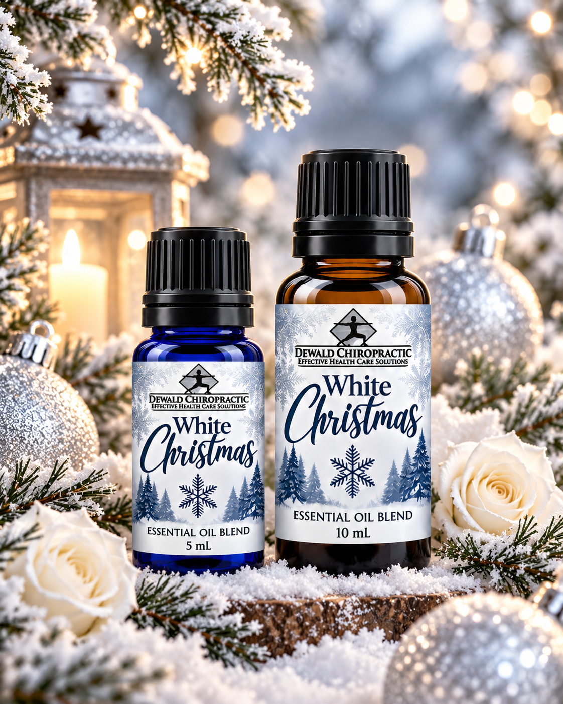 White Christmas Fragrance Oil | Festive Floral Fir Holiday Scent | Candle Diffuser Soap Oil | 5ml