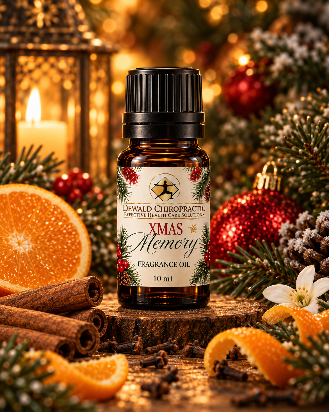 Xmas Memory Fragrance Oil | Orange Cinnamon Vanilla Clove Holiday Scent | 5ml & 10ml