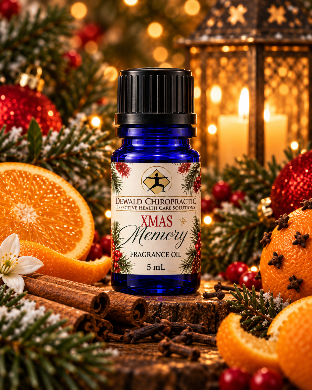 Xmas Memory Fragrance Oil | Orange Cinnamon Vanilla Clove Holiday Scent | 5ml & 10ml