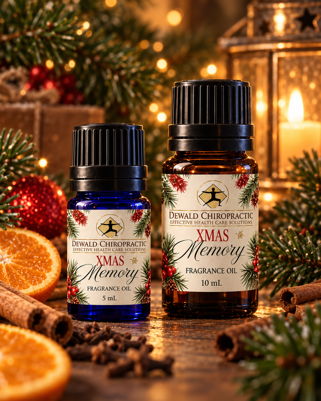 Xmas Memory Fragrance Oil | Orange Cinnamon Vanilla Clove Holiday Scent | 5ml & 10ml