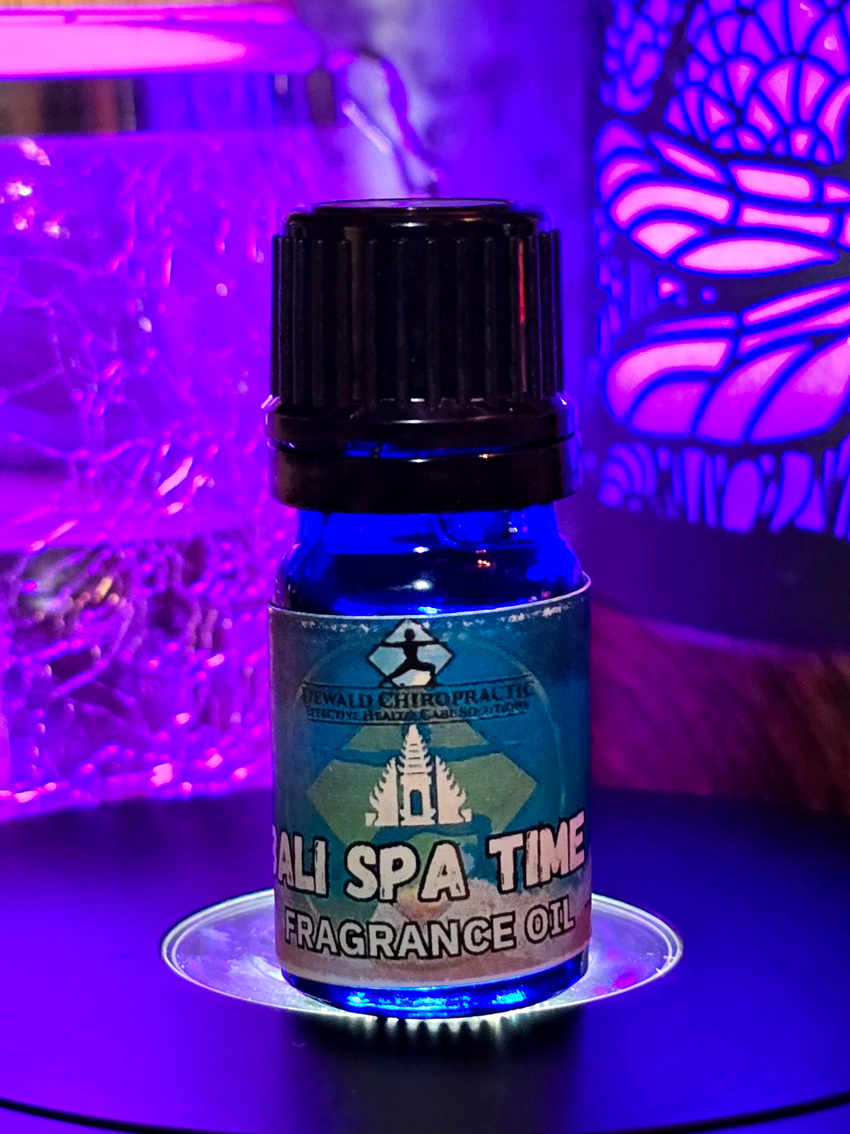 Bali Spa Time Fragrance Oil 5ml bottle Dewald Chiropractic Spa