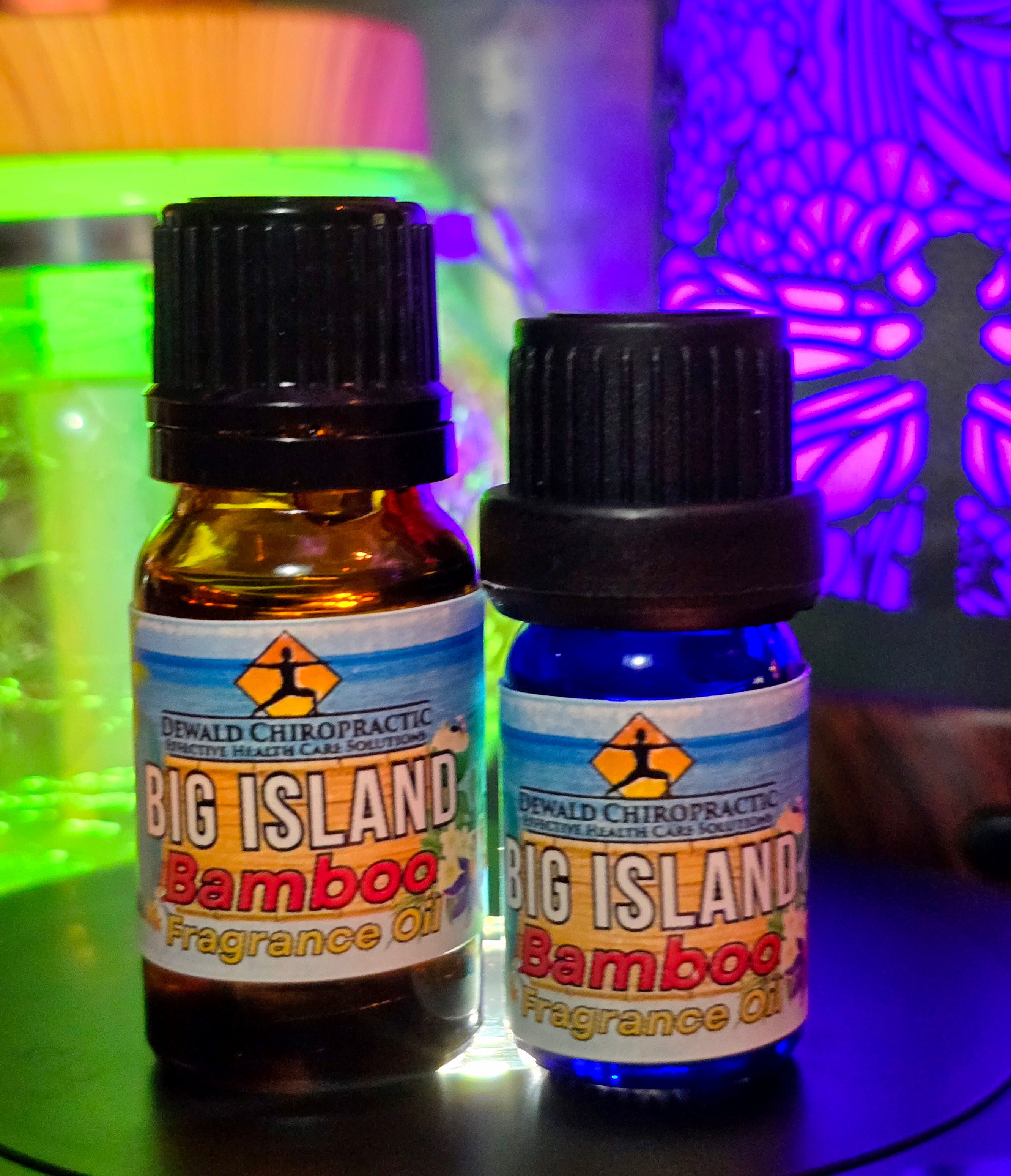 Big Island Bamboo Fragrance Oil 5ml and 10ml bottles Dewald Chiropractic Spa