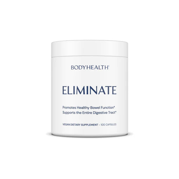 BodyHealth Eliminate herbal digestive support capsules front bottle