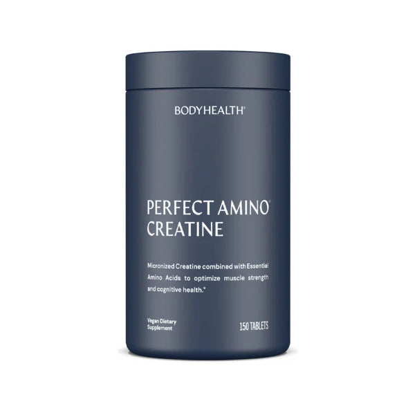 BodyHealth PerfectAmino Creatine Tablets front bottle image