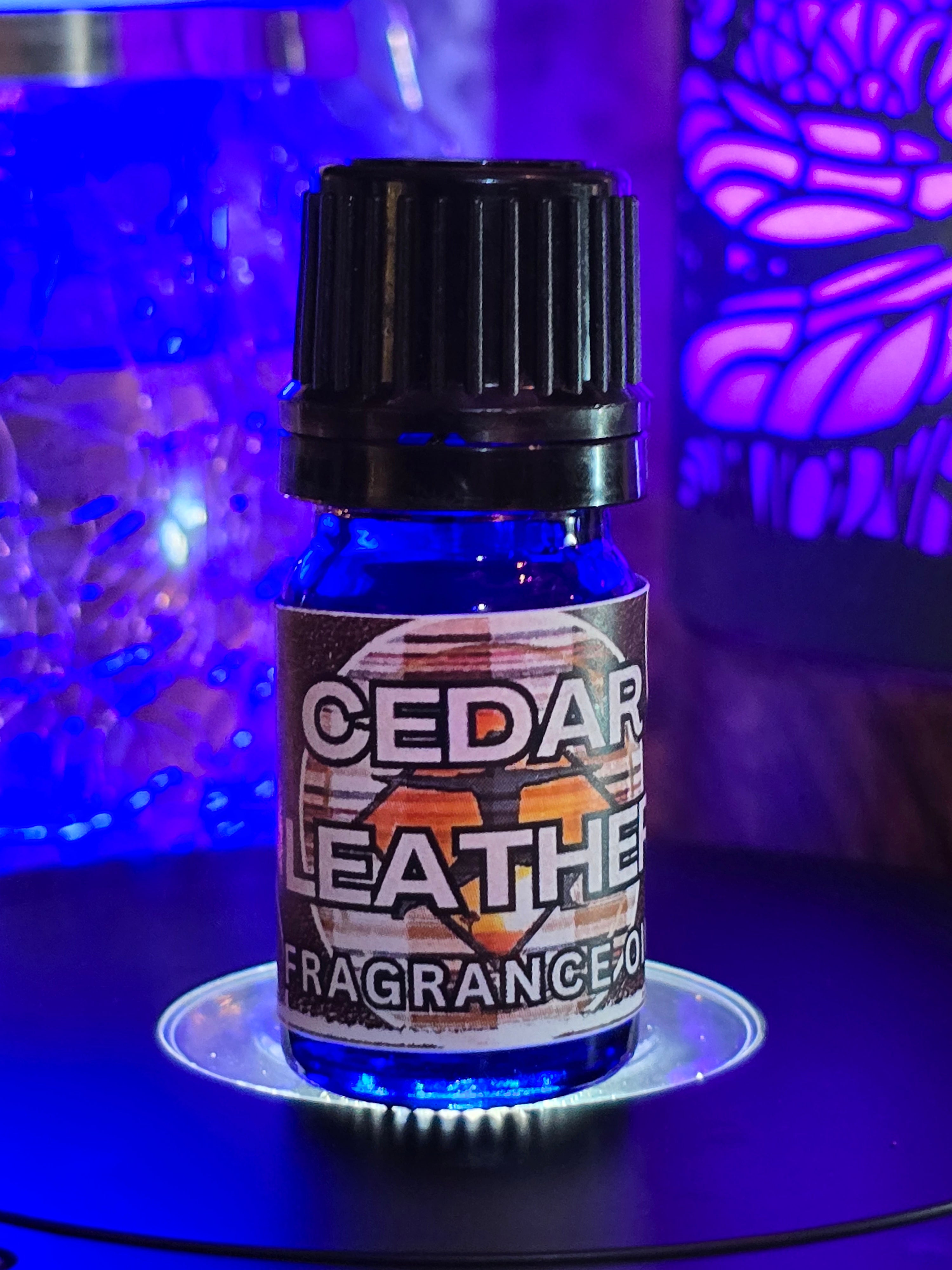 Cedar Leather Fragrance Oil 5ml bottle Dewald Chiropractic Spa