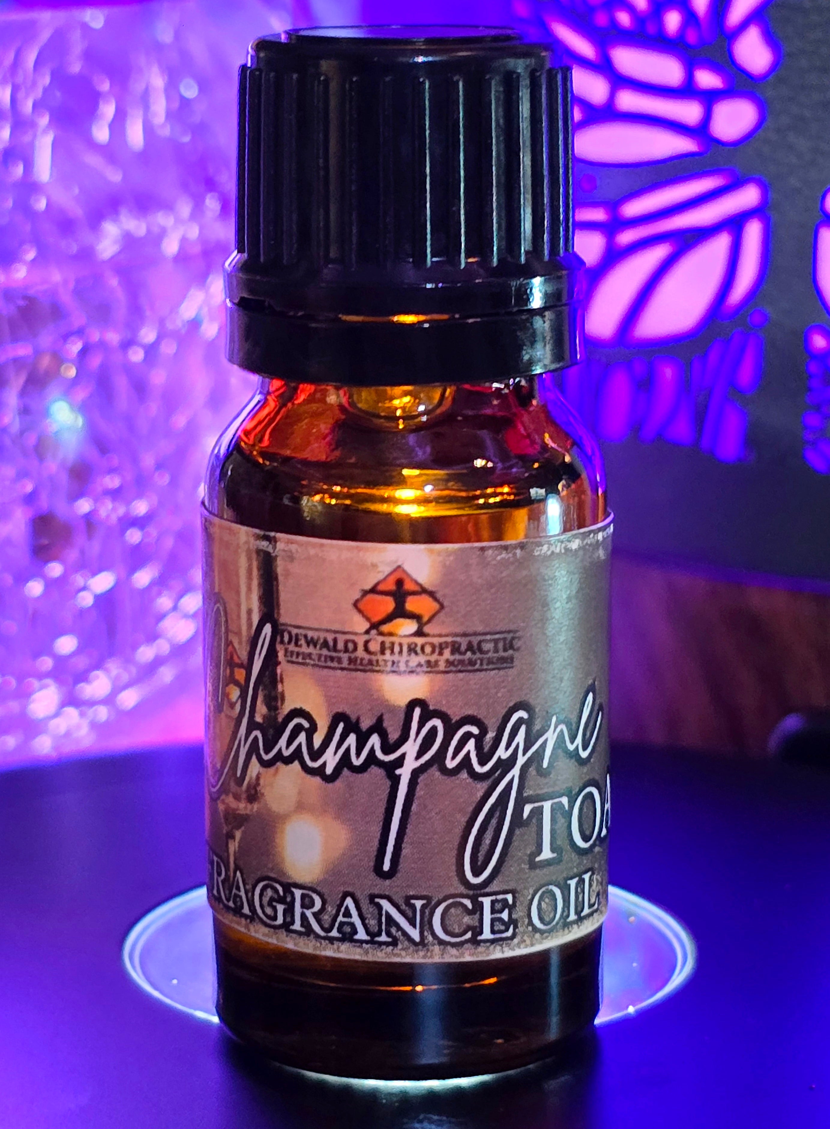 Champagne Toast Fragrance Oil 10ml bottle Dewald Chiropractic Spa