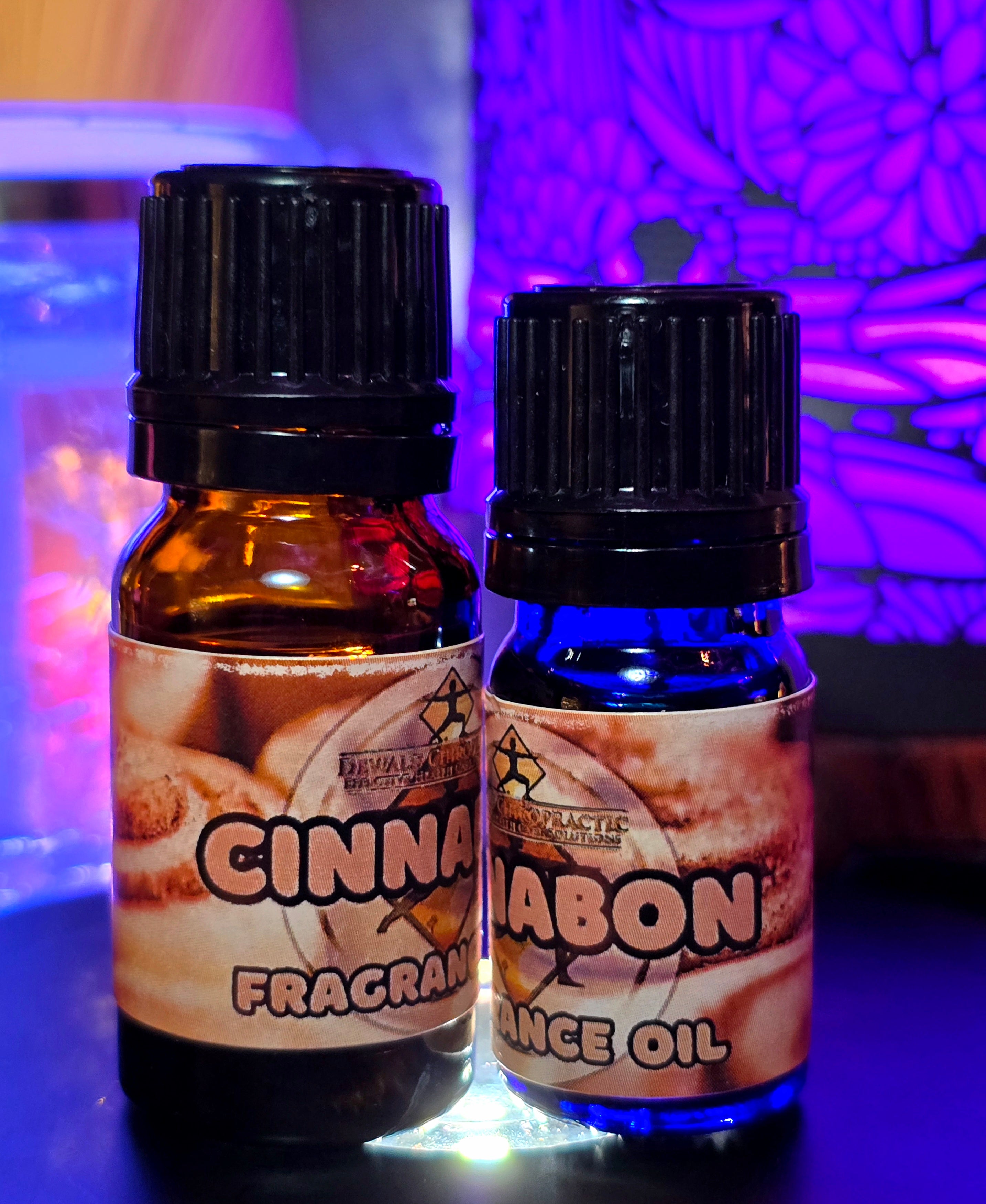 Cinnabon Fragrance Oil 5ml and 10ml bottles Dewald Chiropractic Spa