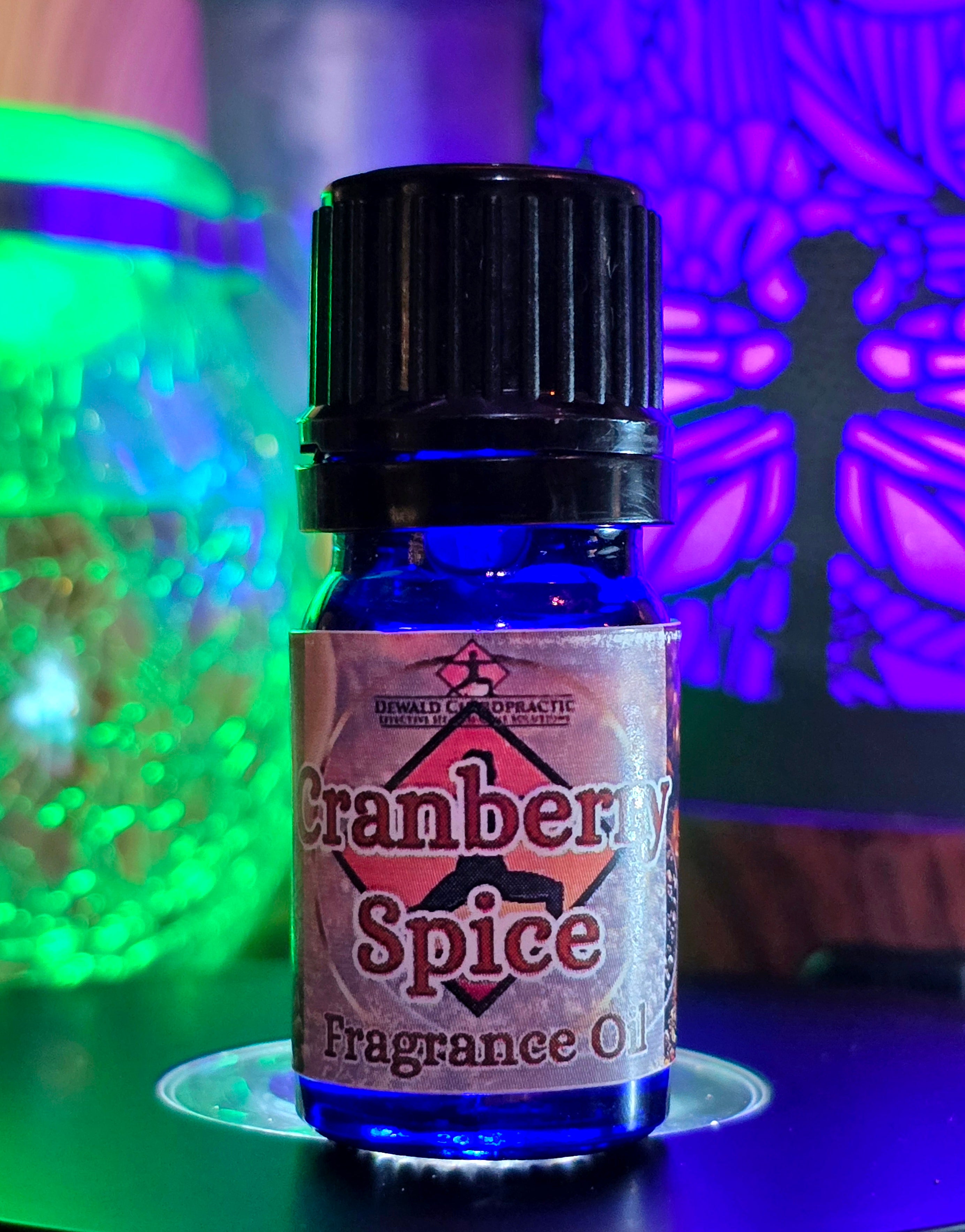 Cranberry Spice Fragrance Oil 5ml bottle Dewald Chiropractic Spa